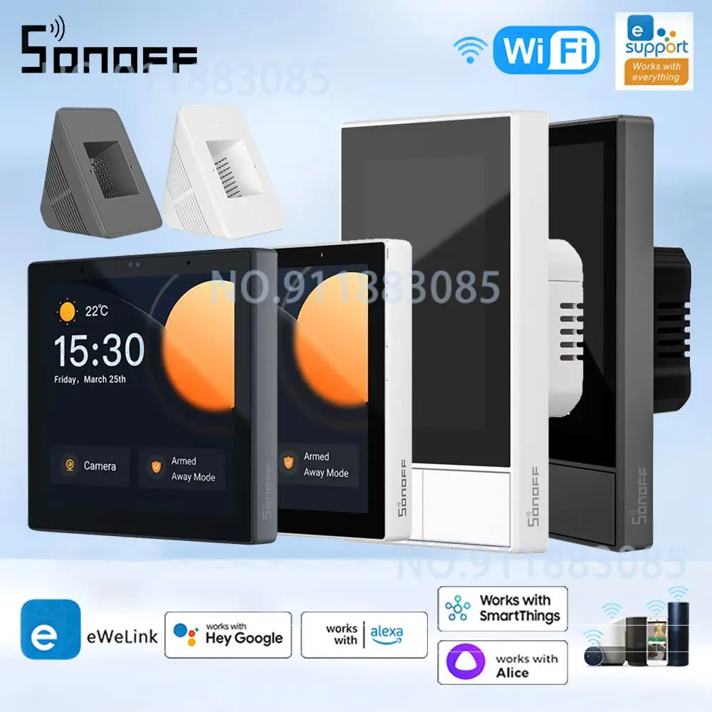 Sonoff Nspanel Pro Smart Home Pannello Di Controllo Smart Scene Interruttore A Parete Eu/Us Smart Home Termostato Display Wok Con Alexa