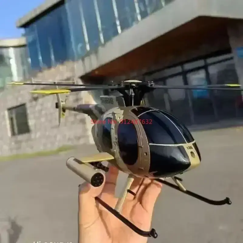 Remote-controlled Helicopter Rc Era 1:28 Md500 Dual Brushless C189 Tusk Simulation Aircraft Outdoor Model Children Birthday Toys 6