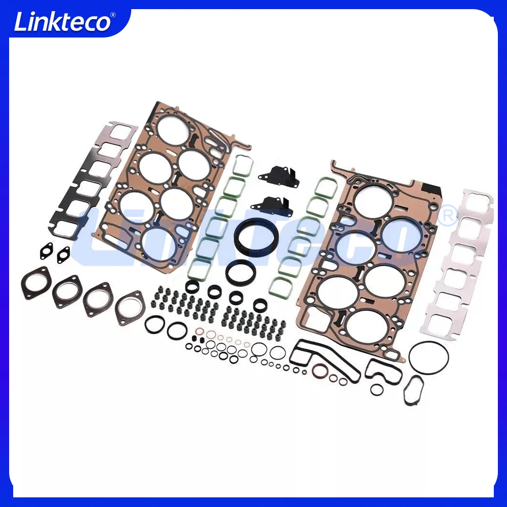Engine Cylinder Head Full Gasket Seals Set Fit 6.3 T L GAS For 11-18 Audi A8 D4 A8L 4H8 W12 6.3L FSI CEJA CTNA 07P103148