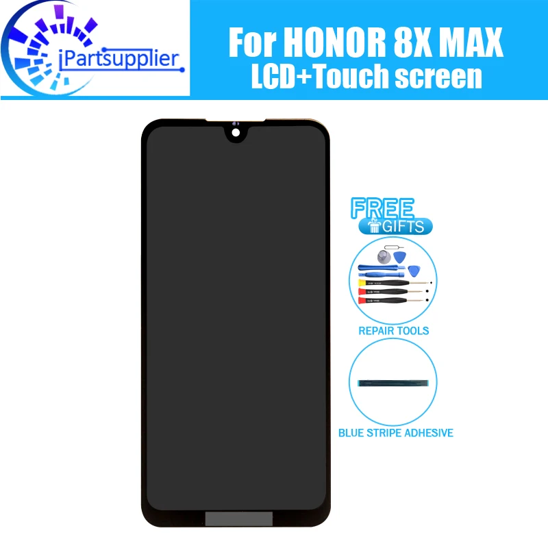 

7,12 дюймов для Honor 8X MAX ЖК-дисплей + сенсорный экран 100% оригинальный протестированный ЖК-дигитайзер стеклянная панель Замена для Honor 8X MAX