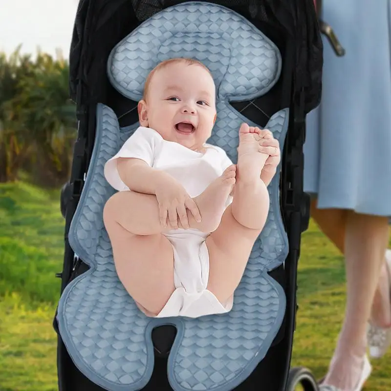 Cooling Pad For Stroller Ice Stroller Cooler Mat Breathable Cooling Mat Anti-Slip Seat Pad Cushion Liner Gel For