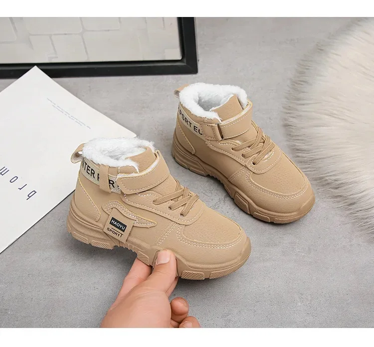 Children Winter Boots – Waterproof Kids Snow Boots With Plush Lining & Rubber Sole