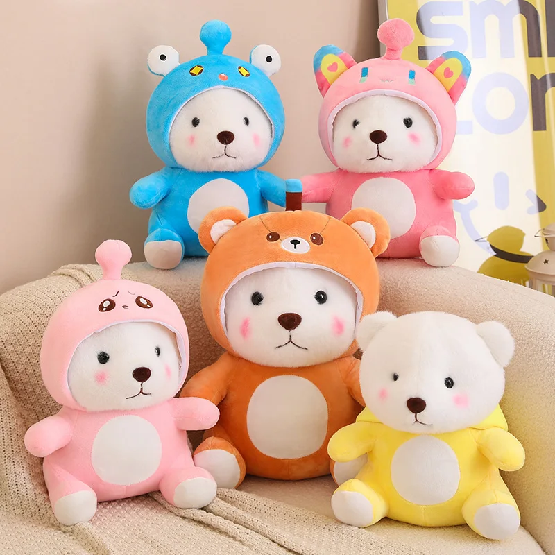 

35/45cm Cute Teddy Bear Plush Toy Kawaii Stuffed Animals Bears Plushies Doll Anime Cartoon Soft Kids Toys for Girls Xmas Gifts