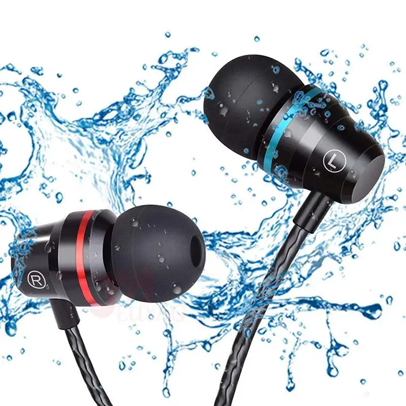 Premium Wired In-Ear Headphones with Microphone - Stereo Sound & Noise Isolation