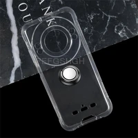 For Ulefone Power Armor 16 Pro 5.93"  Power Armor 16S Back Ring Holder Bracket Phone Cover TPU Soft Silicone Case 2