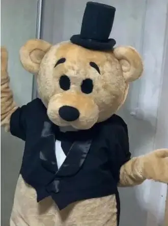 

New Adult Hot Sale Foam Cute Cute Bear Fancy Cartoon Mascot Costume Plush Christmas Fancy Dress Halloween Mascot Costume