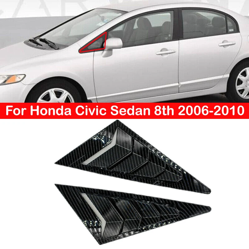 ForHondaCivicSedan8th20062010CarFrontTriangleWindowLouver