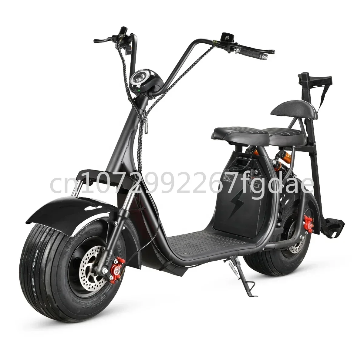 

2000W Electric Golf Scooter, 2-seater, Fat Tire Golf Cart, Electric Motorcycle, Ebike, US Warehouse Golf Rack