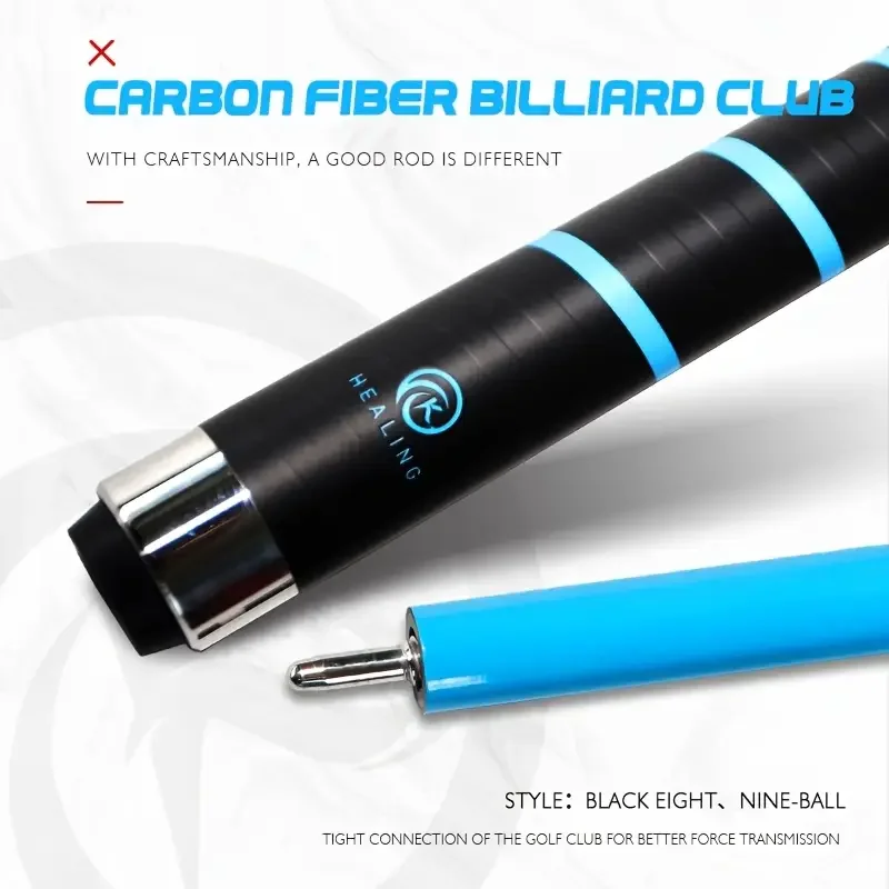 OKHEALING Carbon Fiber Pool Cue Stick Professional Cues (Carbon
