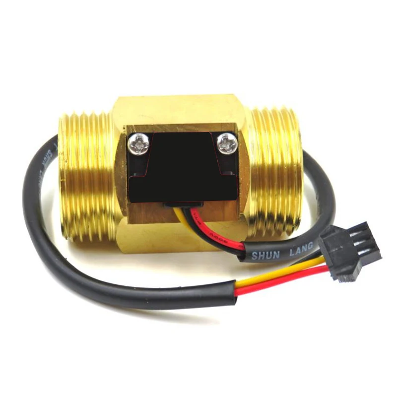 Water Flow Meter DN20 G3/4'' Water Flow Sensor Switch 1-30L/min Flow Meter For Industrial Control Liquid Circulating