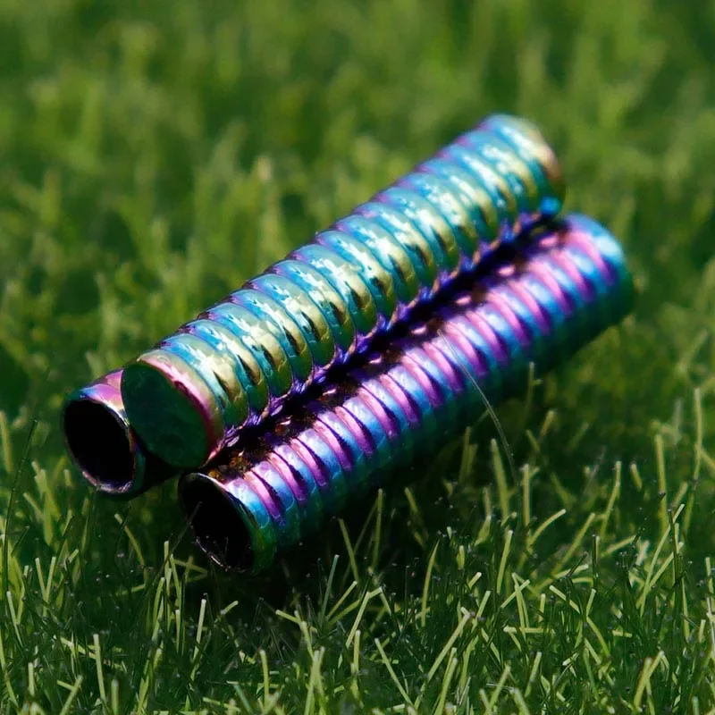 Weiou Gradient Color DIY Metal Aglets Shoelace Tips Ends Replacement Shinny Color Cute Decoration Durable Repair Lock Clips