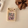 Kawaii Puppy Plush Photocard Holder Credit ID Bank Card Photo Bus Card Protective Case Photo Sleeves Stationery 4