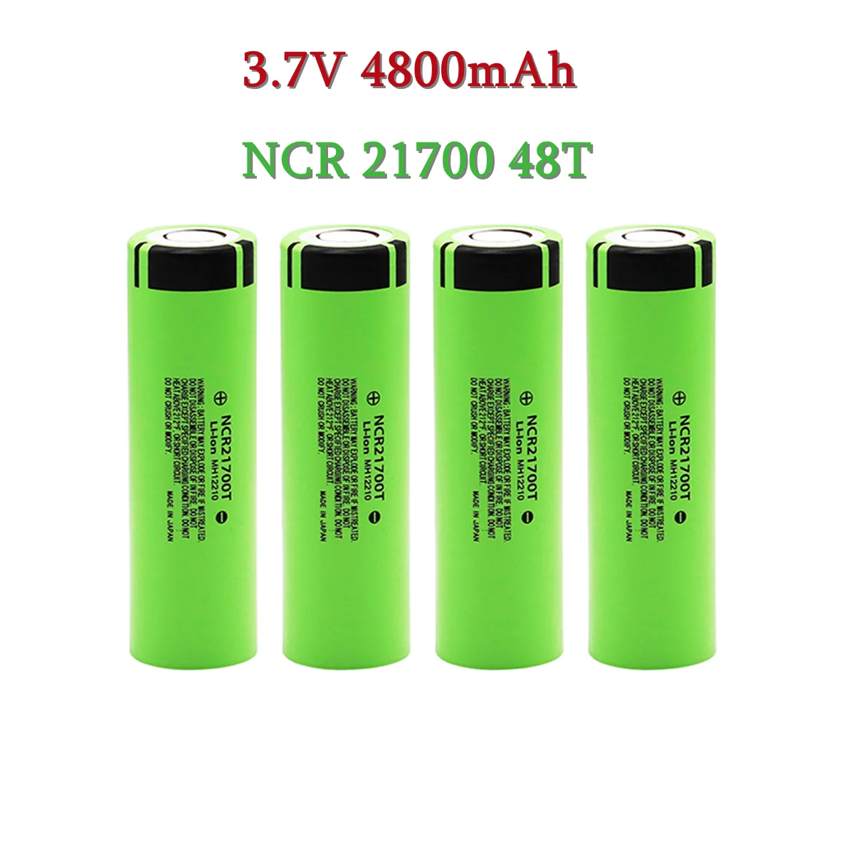 

100% Original NCR21700T Lithium Rechargeable Battery 4800mAh 3.7 V 40A High-Discharge High-Drain