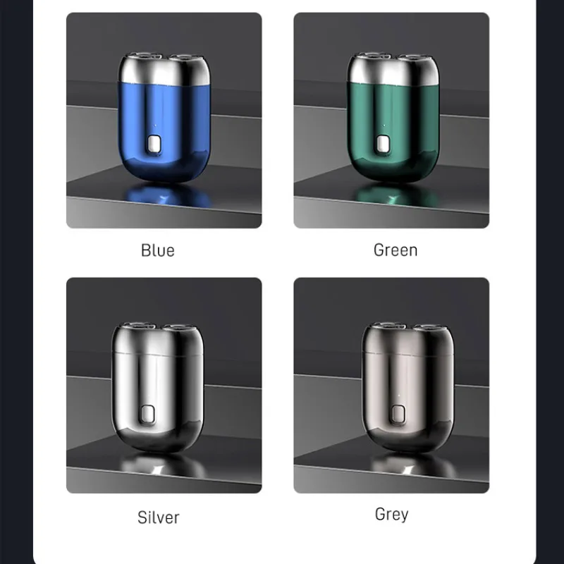 휴대용 남성용 전기 면도기, USB 충전식 전신 세척 가능, 가정용 방수 여행용 면도기 & 야외용
