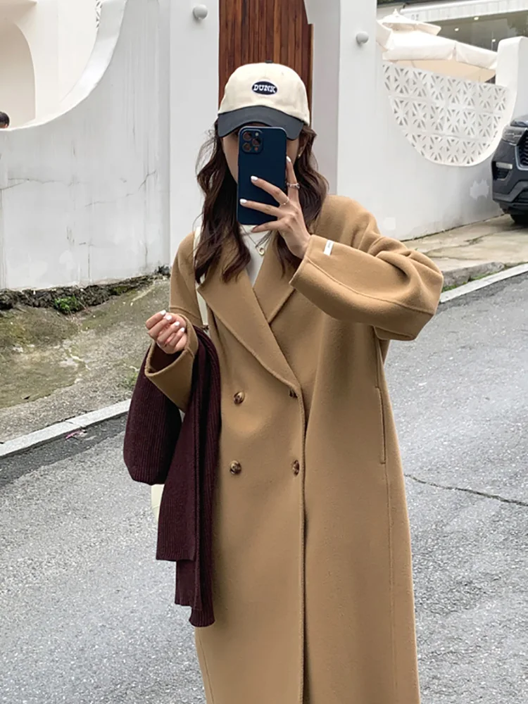 laubeblanc Double-breasted wool coat
