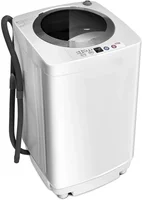 Portable Washing Machine, Full Automatic Washer and Dryer Combo, with Built-in Pump Drain 8 LBS Capacity Compact Laundry 1