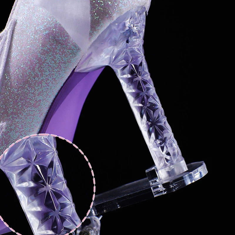 Honkai: Star Rail: Cyrene | High Heel Cosplay Shoes 33 Crystal High Heel Cosplay Shoes for Masquerade and Carnival Events