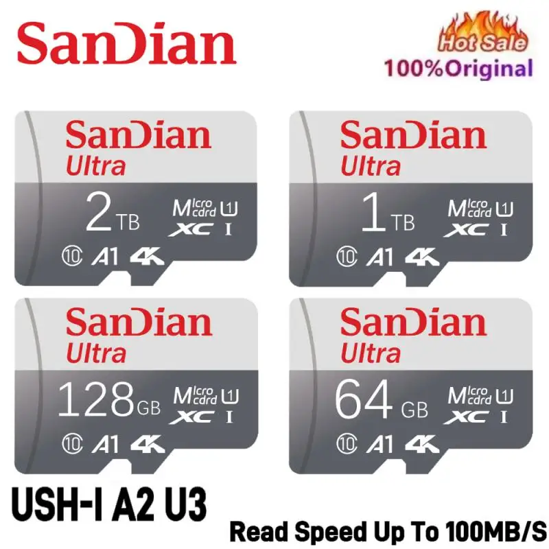 

U3 A2 V30 класс 10 Micro TF SD карта 128 Гб 64 Гб 256 ГБ 512 ГБ высокоскоростная карта памяти SD карта с адаптером для Nintendo Switch
