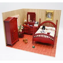  26pcs/1set DIY Dollhouse Miniature Study Room Model Decoration for The Dollhouse Furniture Accessories 