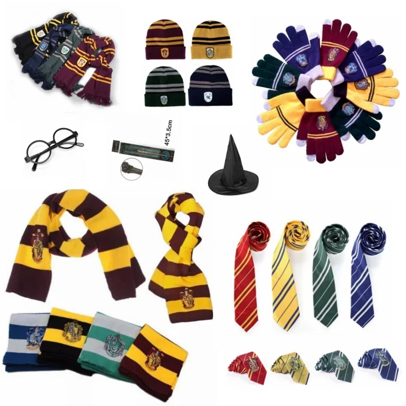 Children and Adults Harri Potter Clothing Slytherin Ravenclaw Clothing Hermione Granger University Cosplay Tie Scarf Supplies