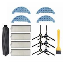 

16PCS HEPA Filter Main Side Brush Mops For Ilife A7 A9S / DEXP LF800 Genio Deluxe 500 Cleaning Vacuum Cleaner