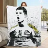 Home Interior Ronaldo Luxury Throw Blanket Fluffy Hairy Blankets for Bed Blanket 150cm X 200cm Sofa Blankets and Throws Cobija 6