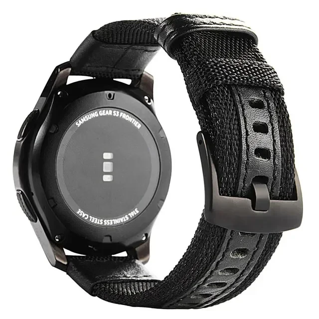 ตัวเลือกสินค้า สายรัดข้อมือกีฬาไนลอน สำหรับ Samsung Galaxy Watch 6/5/4/3/5Pro 40/44/42/46mm และ Gear S3 Frontier