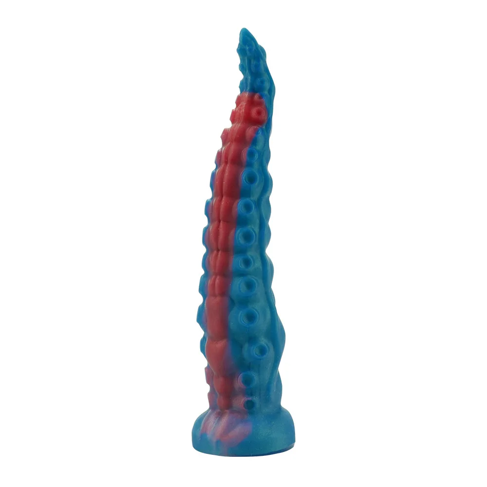 Silicone Space Octopus Anal Plug With Tentacle Whip Unisex Toy_voghion.com