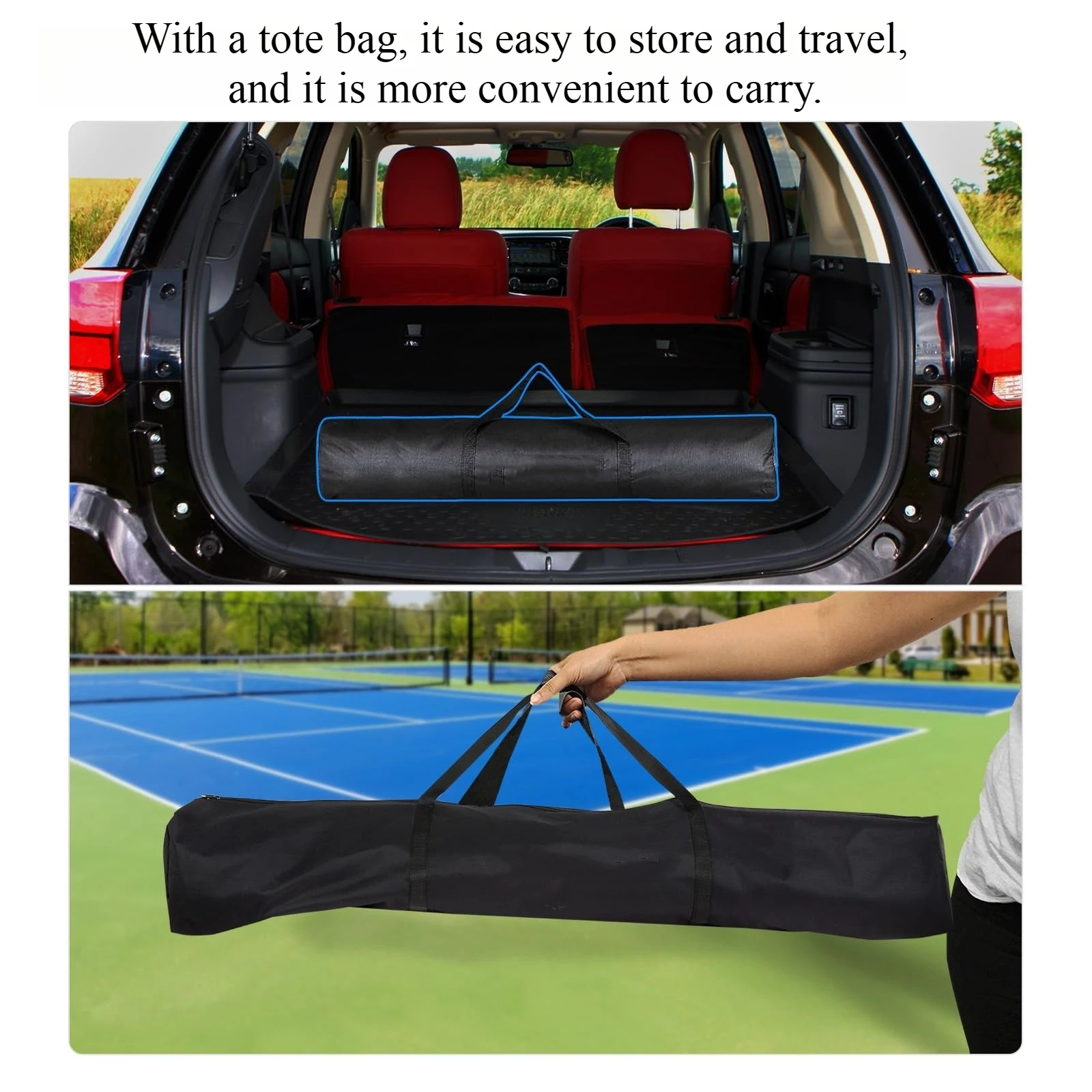 Convenient Pick Grid with Metal Frame Support for Convenient Storage 6.7m Waterproof Mesh for Indoor and Outdoor Use