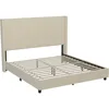 Wingback Platform Bed, Durable Engineered Wood Frame, No Box Spring Needed, Lightweight Design, king Bed 3
