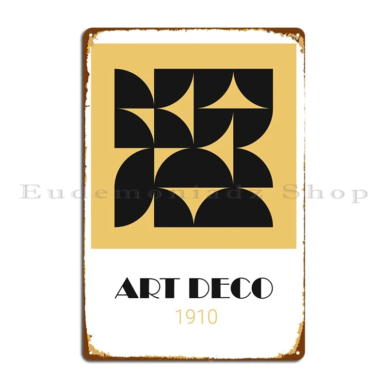 

Металлический знак в стиле арт-деко, ретро, Настенный декор, печать на пабе, жестяной плакат