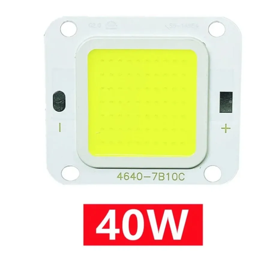 UooKzz LED COB Chip 10W 20W 40W Super Power 50W 60W 70W For DIY Floodlight Spotlight Bulbs Diode LED Ceiling Light Lamp Source