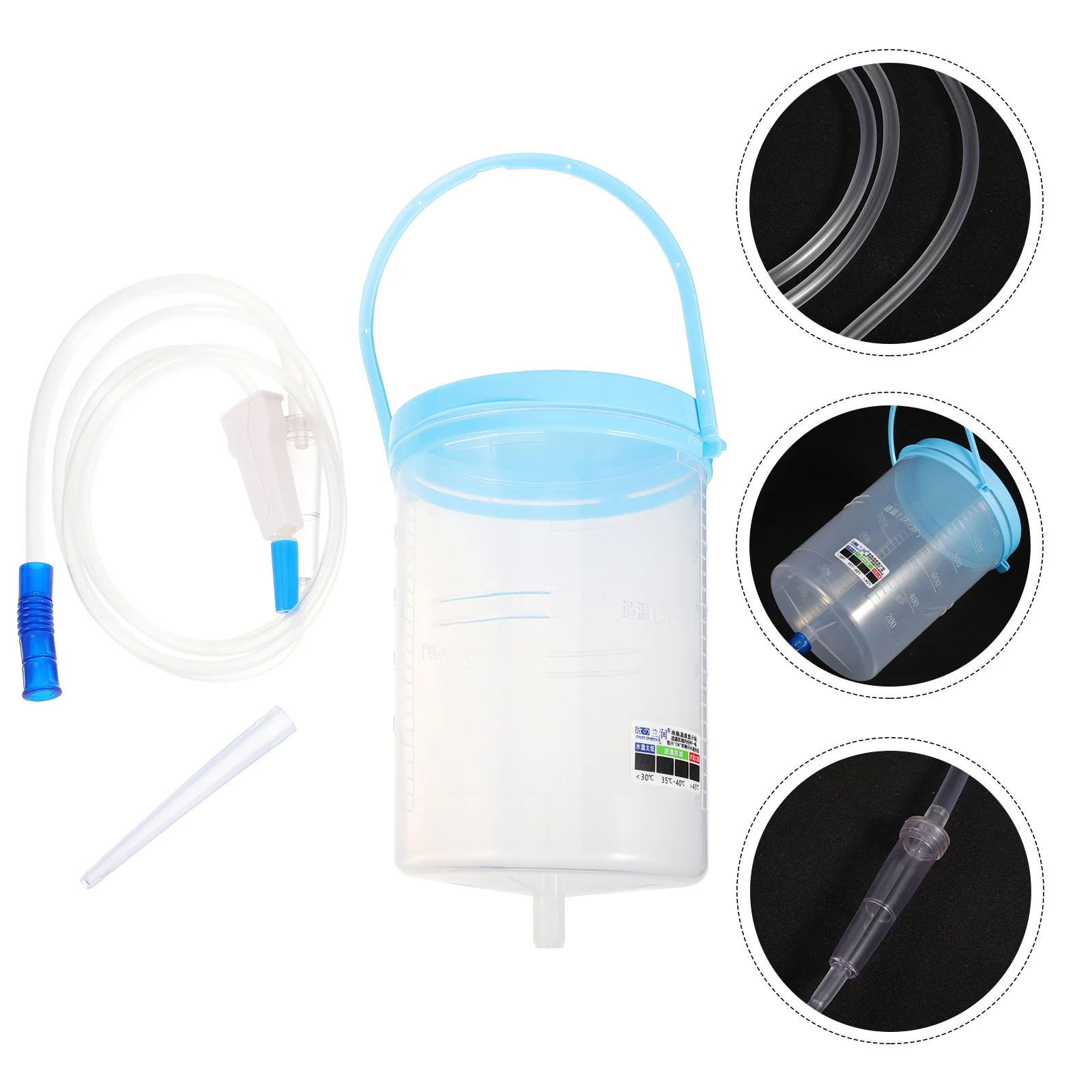 

1 set of Portable Bucket Household Barrel Cleaning Accessory