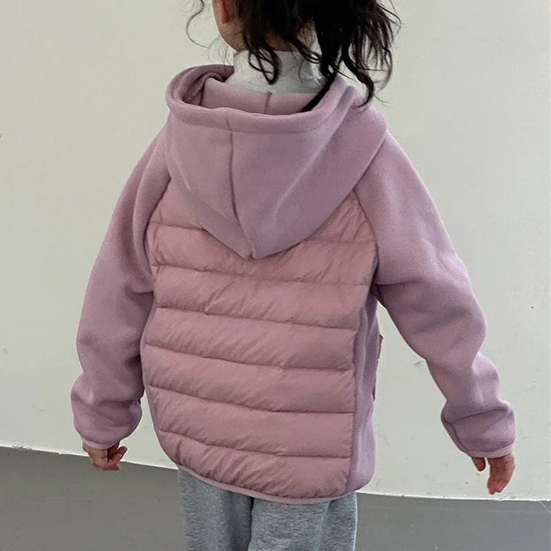 어린이 자켓 가을 겨울 남아 다운 자켓 여아 후드 코트 아동 패딩 파카 두꺼운 따뜻한 외투 6 8 10 12 14세