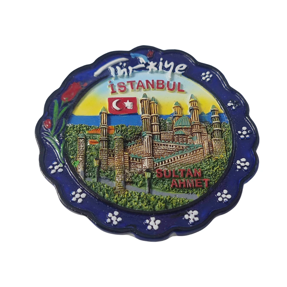 Istanbul Turchia 3D frigorifero magnete souvenir regalo collezione casa e cucina decorazione magnetica adesivo frigorifero magnete
