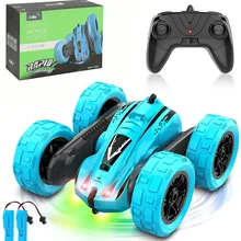 

GSF 4WD RC Stunt Car 2.4G Radio Remote Control Car 1:24 Double Side RC Cars 360° Reversal Vehicle Model Toys For Children Boy