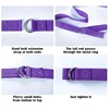 183*3.8cm Cotton Yoga Stretch Strap Rope D-Ring Buckle Belt Pilates Dance Gymnastics Gym Fitness Exercise Equiment Resistance 4