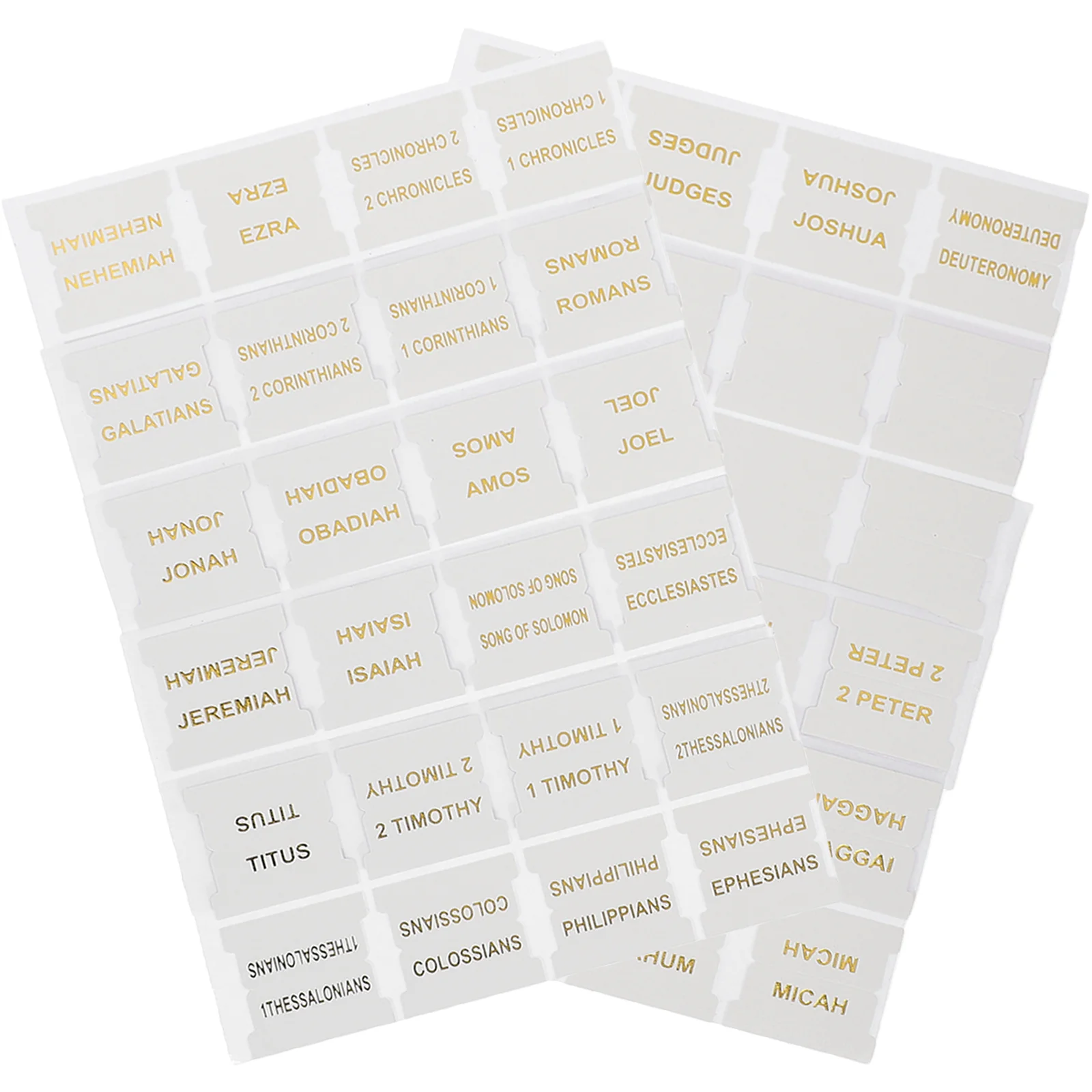 

Laminated Bible Tabs 10 Sheets Bible Journaling Supplies Bible Study Tabs Old New Testament Bible Book Index Tabs Stickers