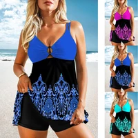 Summer Fashion Design Women's Bikini 2-piece Set with Ordinary Design Hollow Leaf Print Swimwear Sports Beach Wear S-6XL