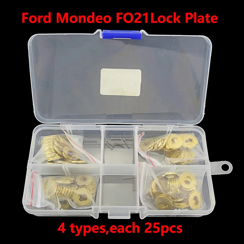 

100pcs/lot Car Lock Reed FO21 Plate For Ford Mondeo NO 1.2.3.4 Each 25PCS For Ford Lock Repair Kits Locksmith Supplies