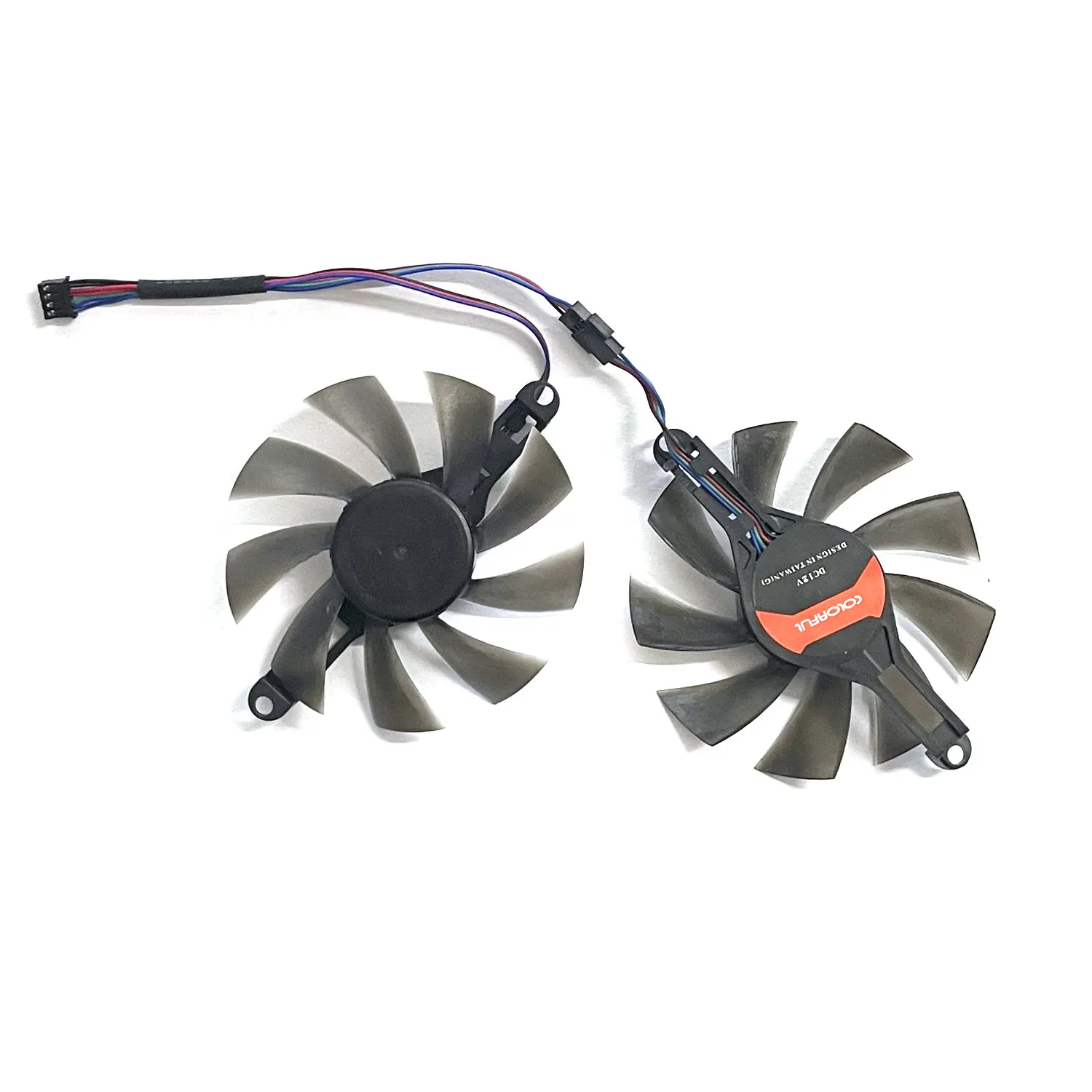 2Pcs/Set 85MM 6600M GPU Cooler Graphics Card Fan For AMD AFOX Radeon RX 580 2048SP For Colorful GTX1070ti GAMING VGA Replace