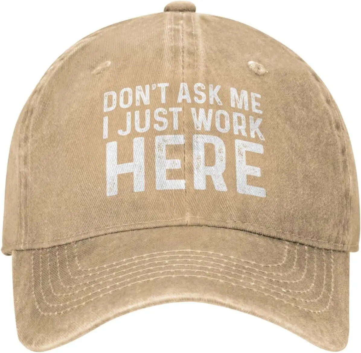 Non Chiedere Me Ho Appena Lavorato Heres Hat Women Dad Hat Vintage Cap