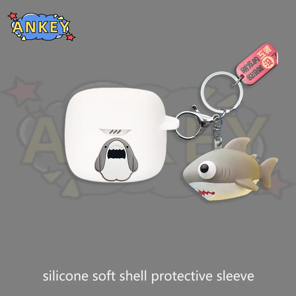 Per Jbl Tune Beam Tune Buds Tune Flex Case Shark Cover Auricolare Auricolari In Silicone Shell Cuffie Protettive Morbide Skin