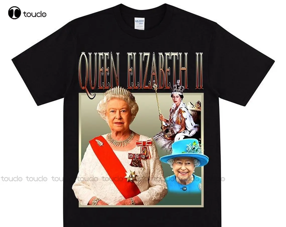 

Queen Elizabeth Ii Tribute T-Shirt Remembering Her Majesty Elizabeth Windsor Portrait Young Queen Elizabeth Tee Xs-5Xl