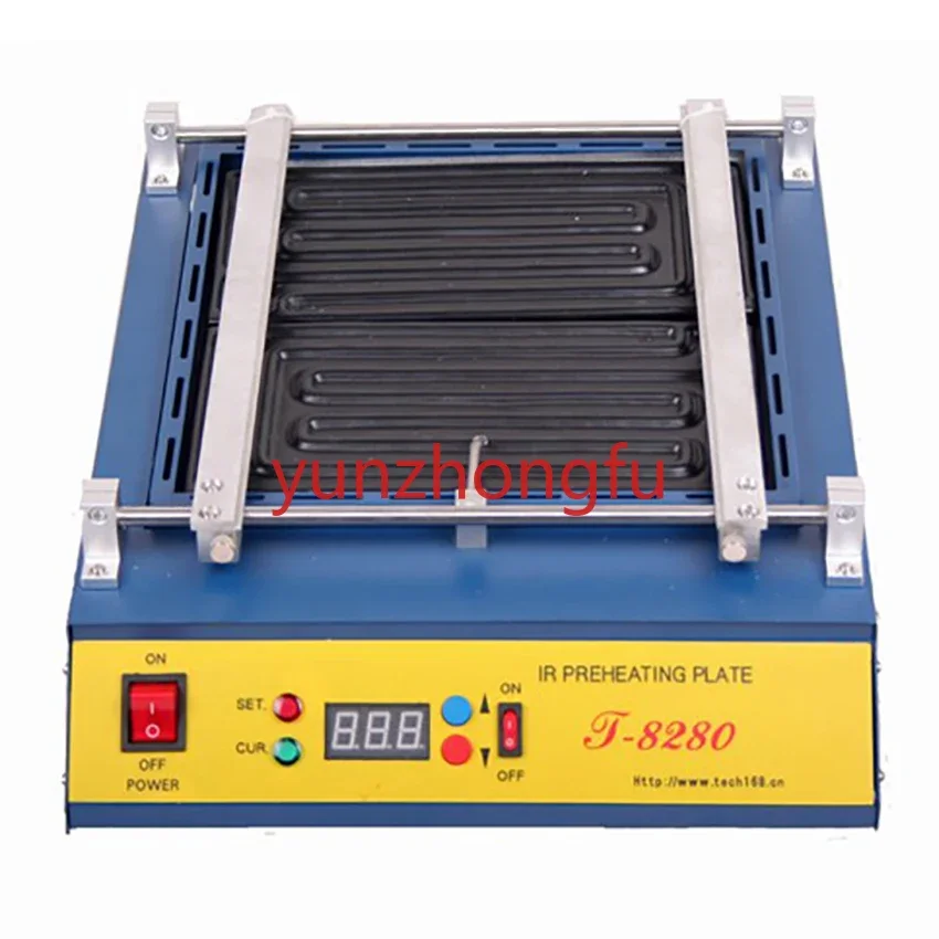 

220V or 110V Puhui T8280 PCB Preheater IR Preheating Plate T-8280 IR-Preheating Oven 0-450degree Celsius Solder Repair