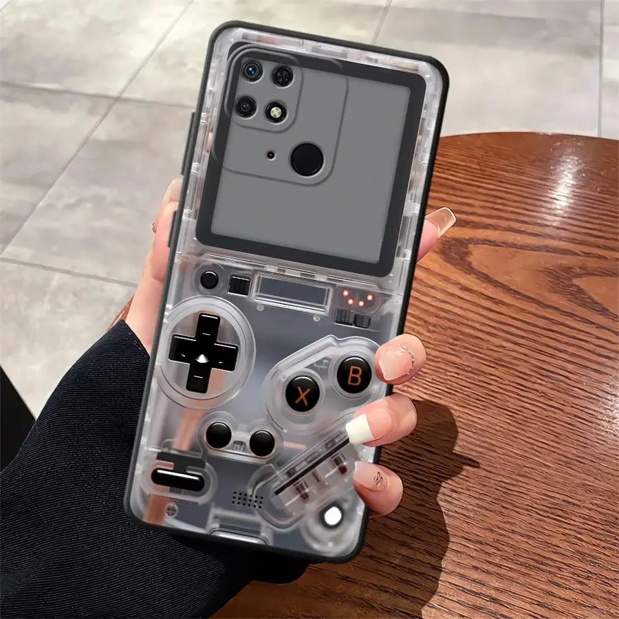 Purple Gaming Console-Themed Phone Cover Case