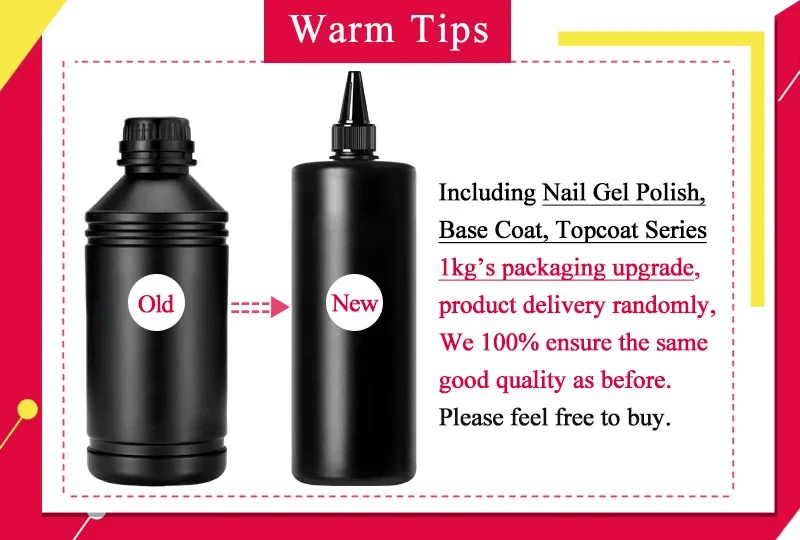 #809 Super Quality 1KG No Wipe Top Coat Primer Base Coat UV Gel Soak Off Nail Supplier China Factory Gel Polish For Nail Art 6