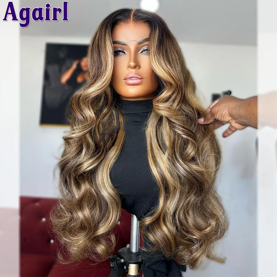 honey-blonde-highlight-13x6-transparent-lace-frontal-human-hair-wigs-glueless-13x4-body-wave-wig-5x5-closure-lace-wig-preplucked