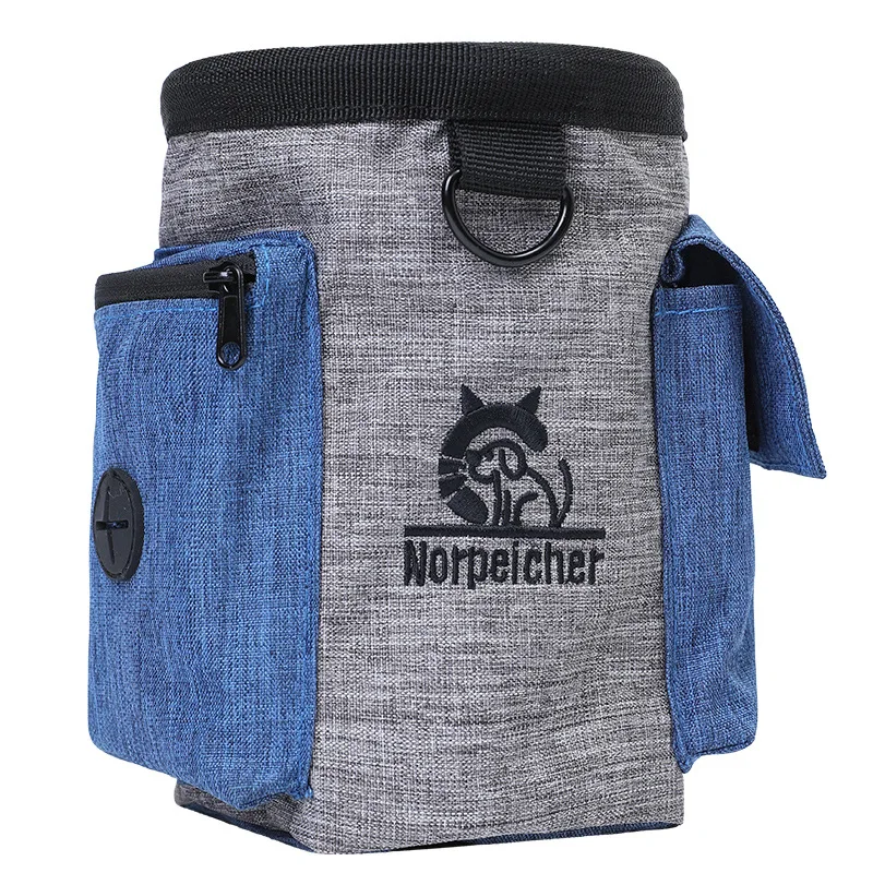 Portable Dog Treat Bag Outdoor Dog Treat Pouch for Training Feeding Bag Large Capacity Pet Trainer Waist Supplies