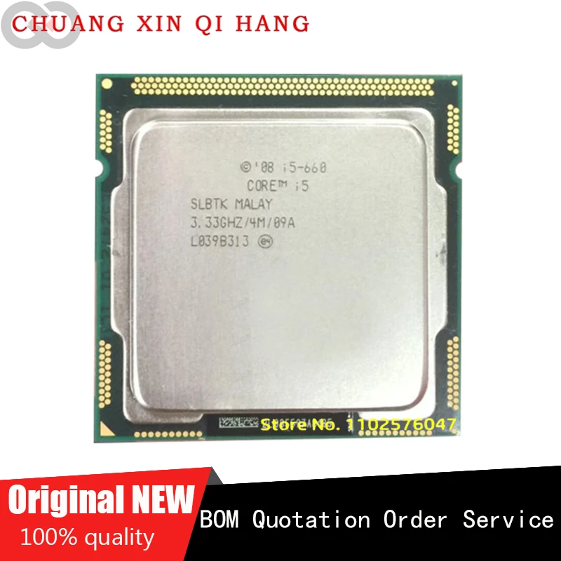 Per Cpu Processore Intel I5-660 3.33 Ghz Lga1156 Desktop4M Cache I5 660